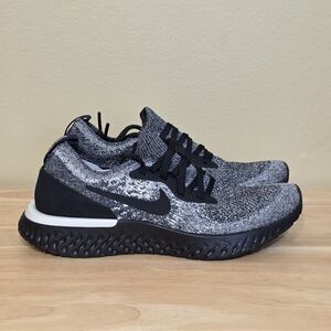 Nike Epic React Flyknit Cookies & Cream Running Shoes AQ0070-011 Womens Size 6.5